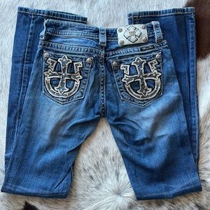 Miss me jeans size 25, bootcut